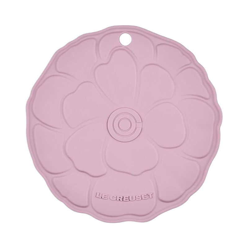 Le Creuset Silicone Petal Trivet  - Powder Pink image number 0